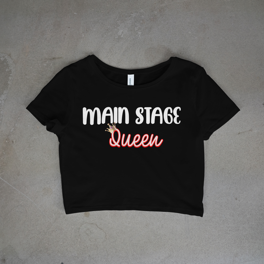 MainStage Queen Cropped Tee